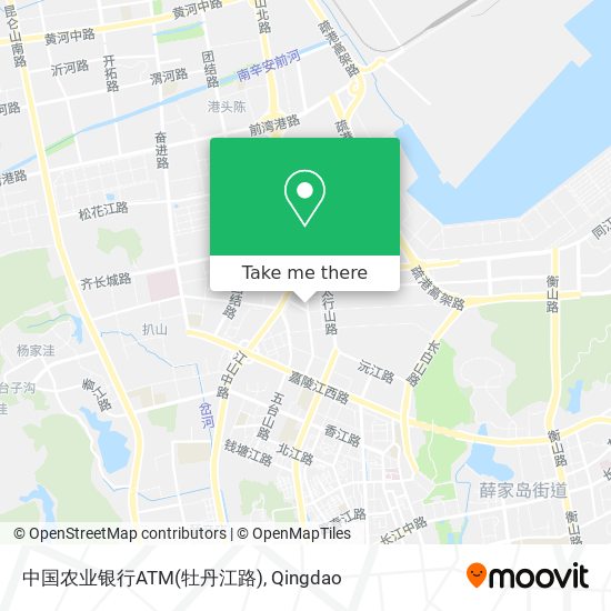 中国农业银行ATM(牡丹江路) map