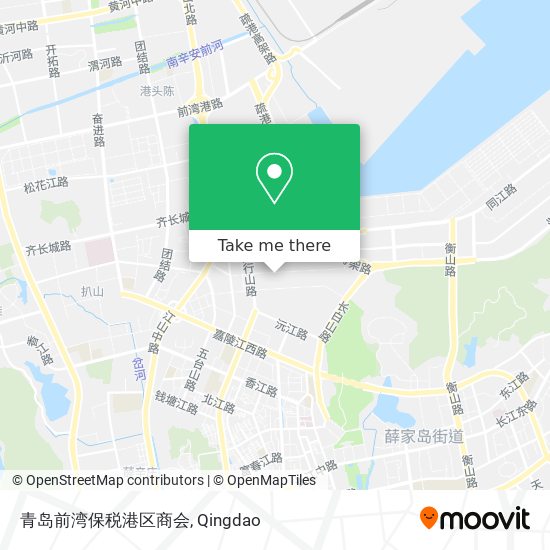 青岛前湾保税港区商会 map
