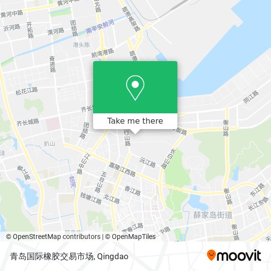 青岛国际橡胶交易市场 map