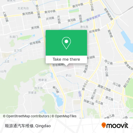 顺源通汽车维修 map
