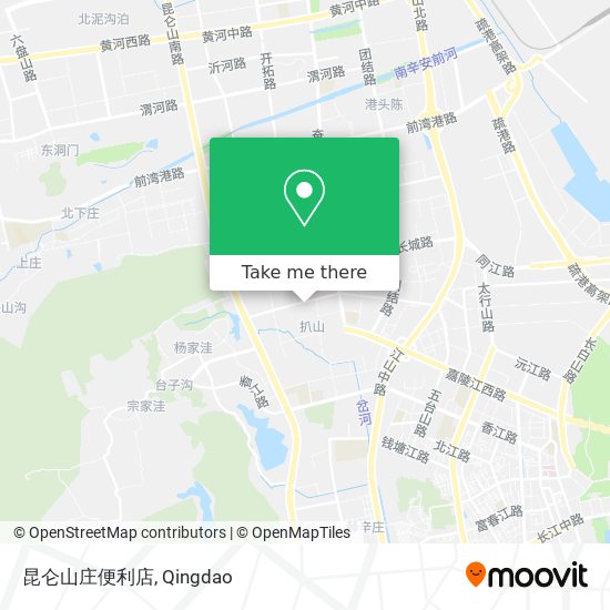 昆仑山庄便利店 map