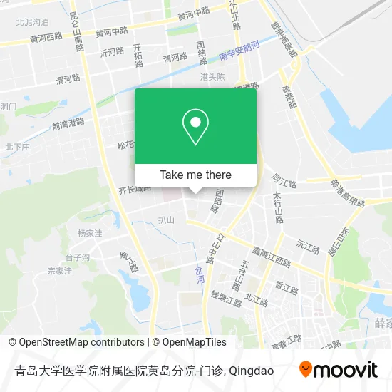 青岛大学医学院附属医院黄岛分院-门诊 map