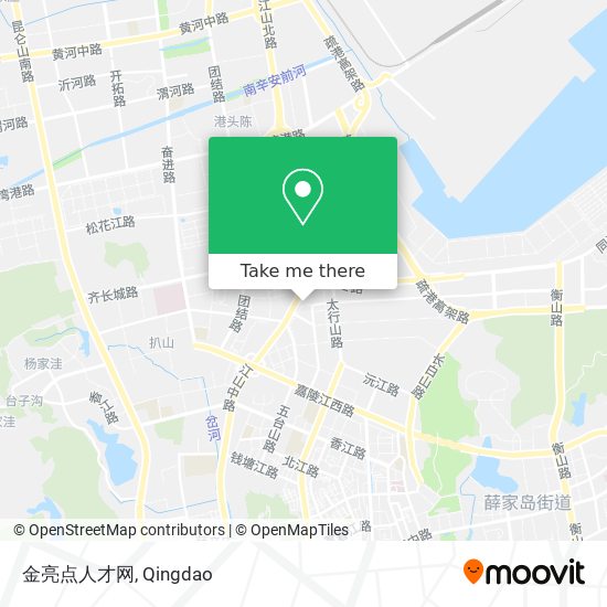 金亮点人才网 map