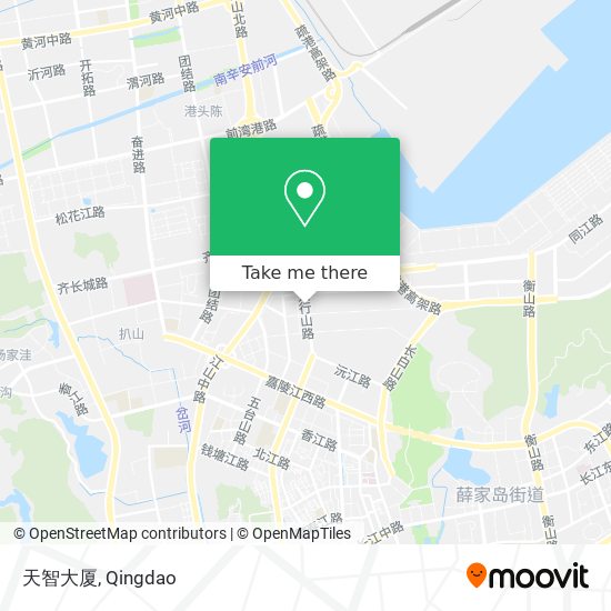 天智大厦 map