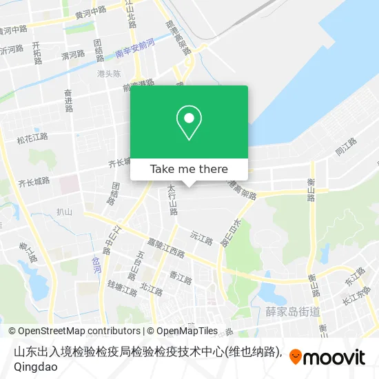 山东出入境检验检疫局检验检疫技术中心(维也纳路) map