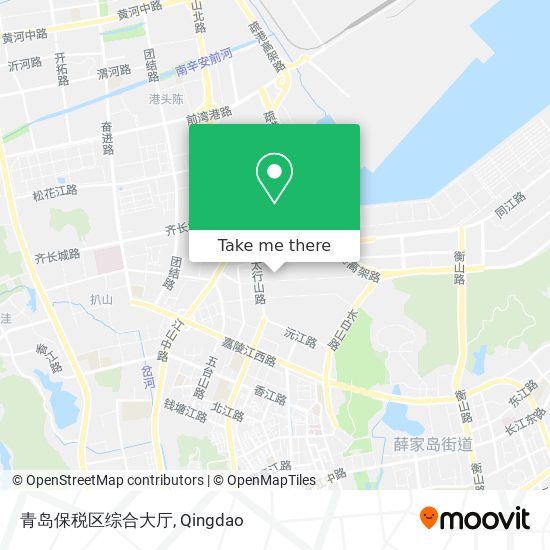 青岛保税区综合大厅 map