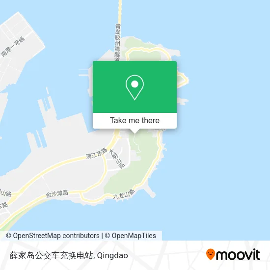 薛家岛公交车充换电站 map