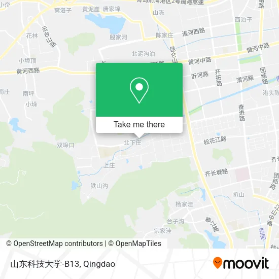 山东科技大学-B13 map