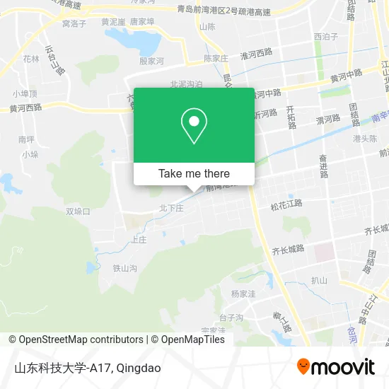 山东科技大学-A17 map