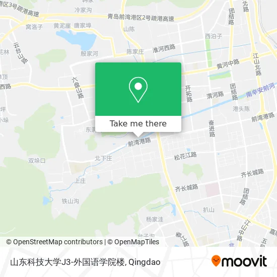 山东科技大学J3-外国语学院楼 map