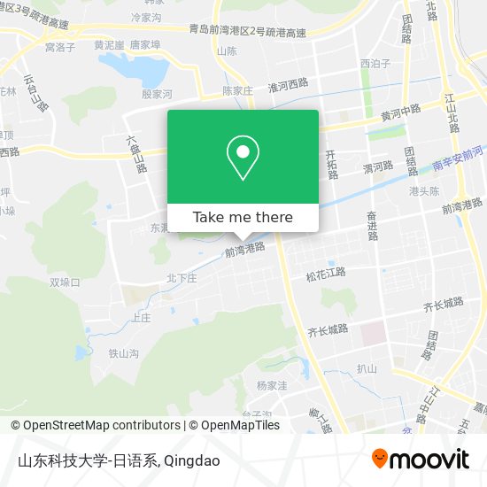 山东科技大学-日语系 map