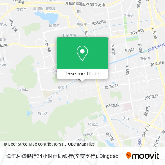 海汇村镇银行24小时自助银行(辛安支行) map