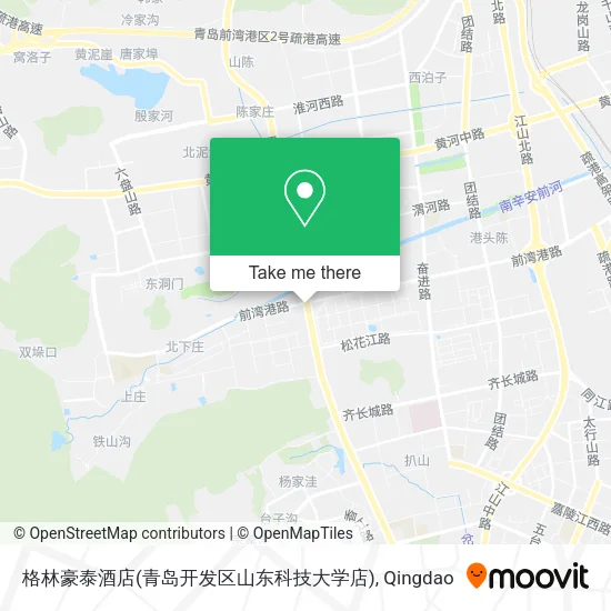 格林豪泰酒店(青岛开发区山东科技大学店) map