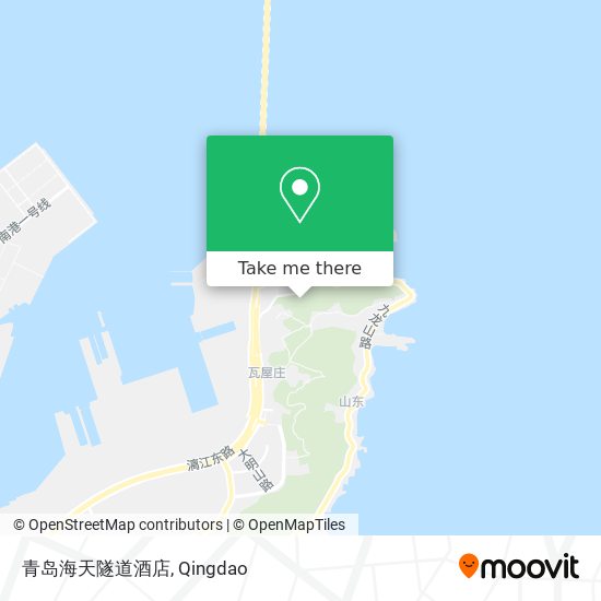 青岛海天隧道酒店 map