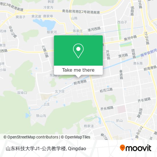 山东科技大学J1-公共教学楼 map