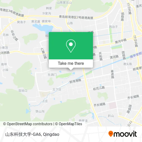 山东科技大学-GA6 map