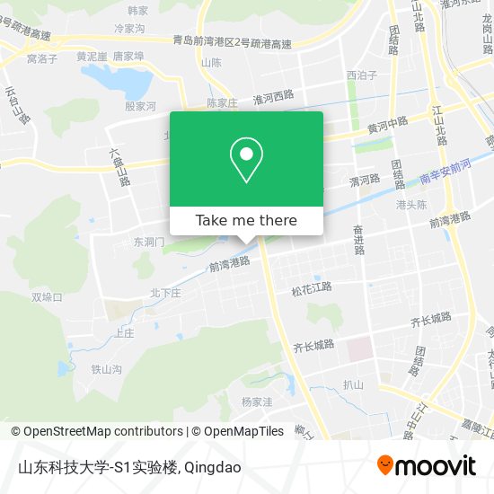 山东科技大学-S1实验楼 map