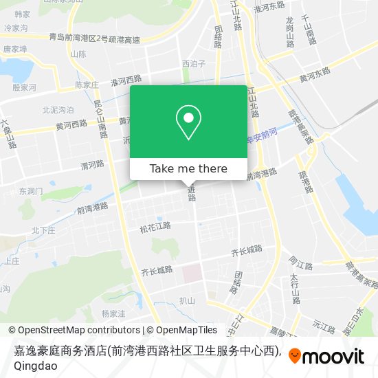 嘉逸豪庭商务酒店(前湾港西路社区卫生服务中心西) map
