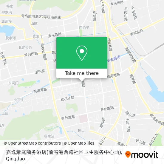 嘉逸豪庭商务酒店(前湾港西路社区卫生服务中心西) map