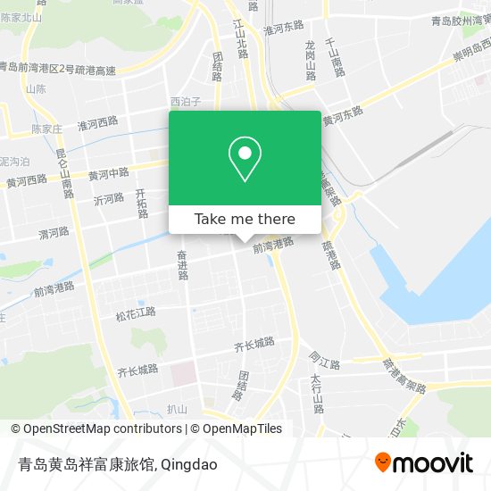 青岛黄岛祥富康旅馆 map