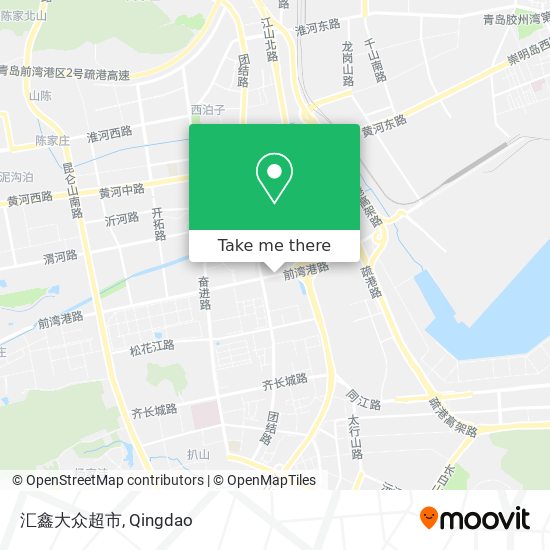 汇鑫大众超市 map