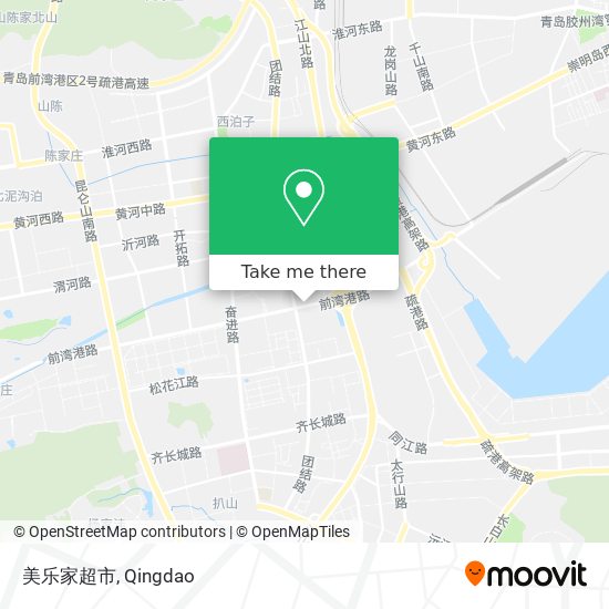 美乐家超市 map