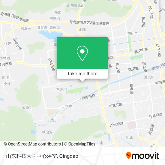 山东科技大学中心浴室 map