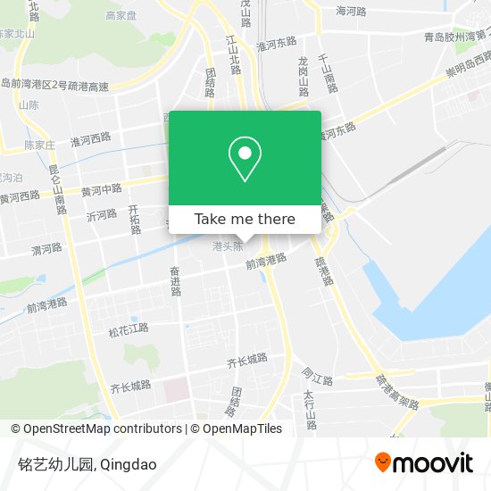 铭艺幼儿园 map