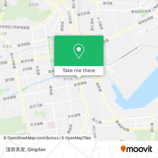 顶剪美发 map