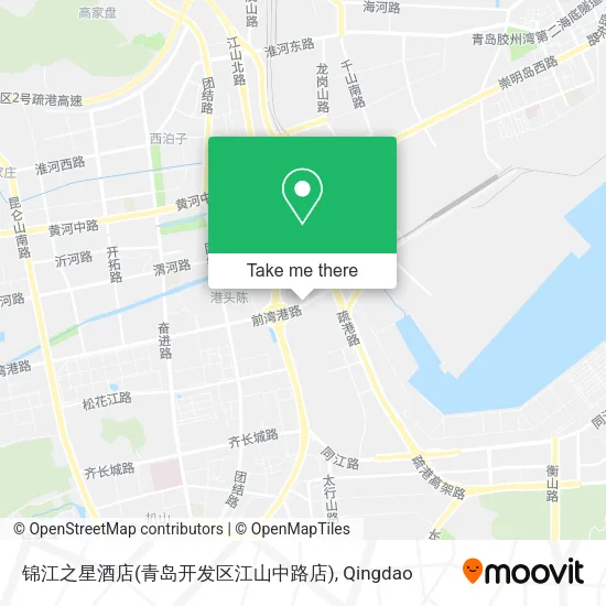 锦江之星酒店(青岛开发区江山中路店) map
