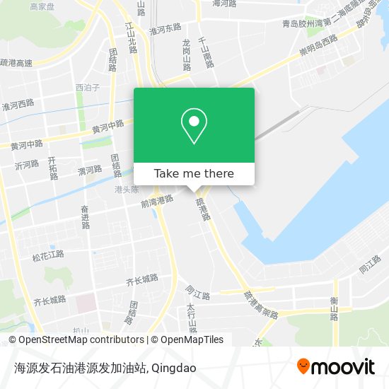 海源发石油港源发加油站 map