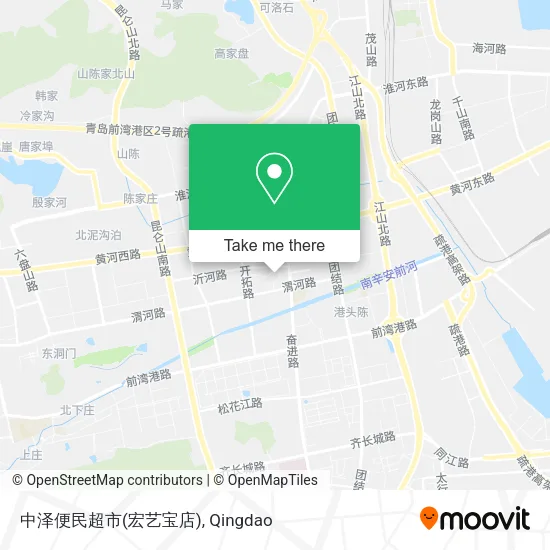 中泽便民超市(宏艺宝店) map