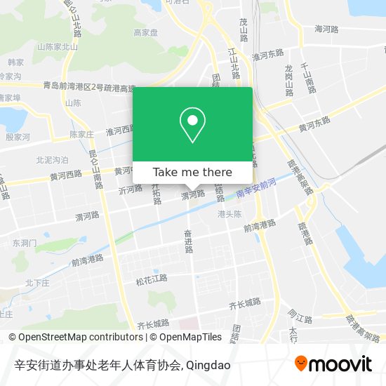 辛安街道办事处老年人体育协会 map