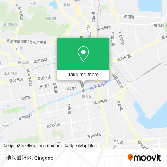 港头臧社区 map