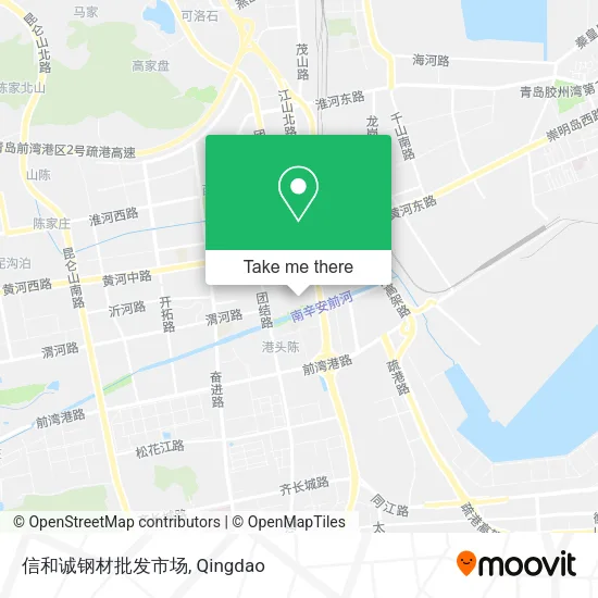信和诚钢材批发市场 map