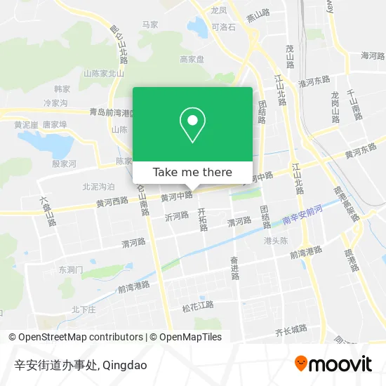 辛安街道办事处 map