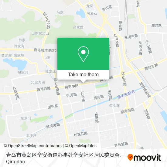青岛市黄岛区辛安街道办事处辛安社区居民委员会 map