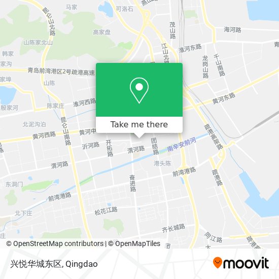 兴悦华城东区 map