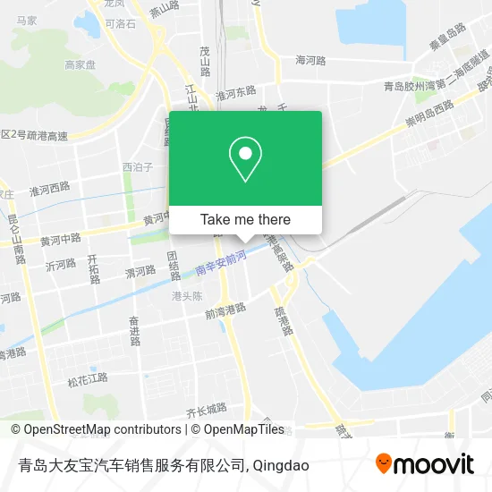 青岛大友宝汽车销售服务有限公司 map
