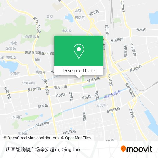 庆客隆购物广场辛安超市 map