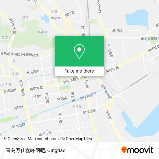 青岛万佳鑫峰网吧 map