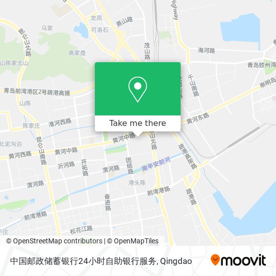 中国邮政储蓄银行24小时自助银行服务 map