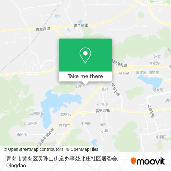 青岛市黄岛区灵珠山街道办事处北庄社区居委会 map
