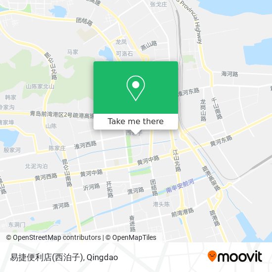 易捷便利店(西泊子) map