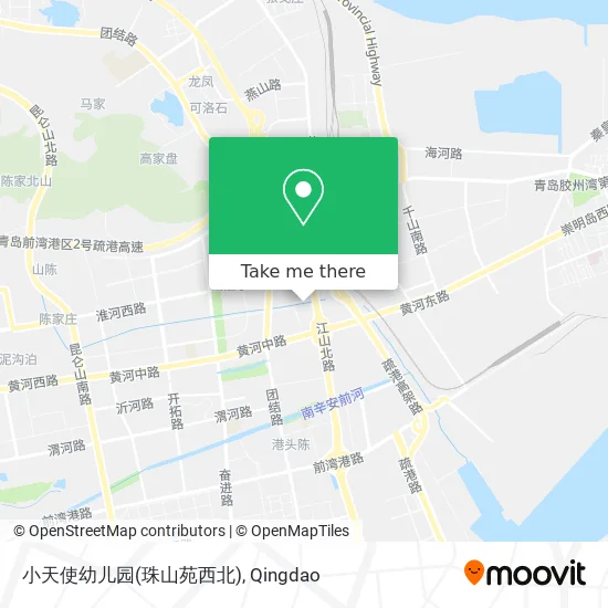 小天使幼儿园(珠山苑西北) map