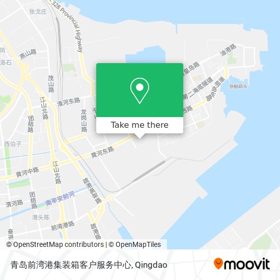 青岛前湾港集装箱客户服务中心 map