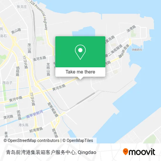 青岛前湾港集装箱客户服务中心 map