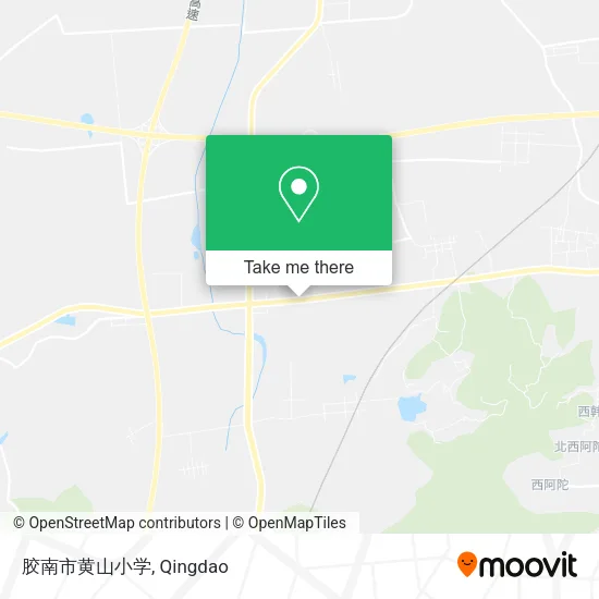 胶南市黄山小学 map