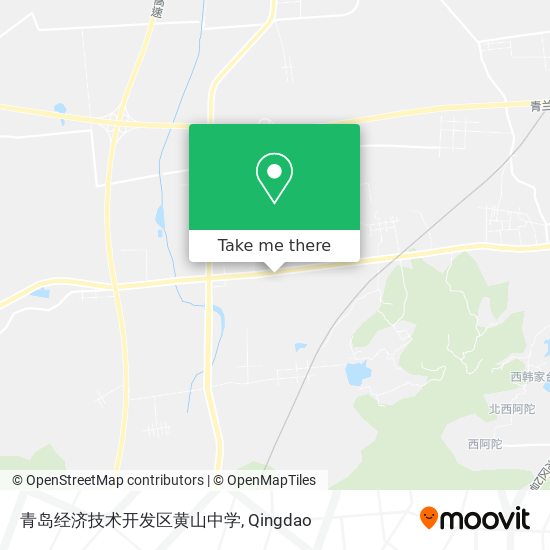 青岛经济技术开发区黄山中学 map