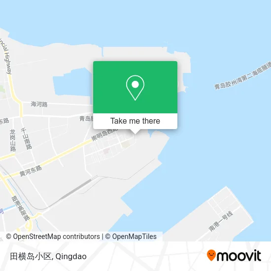 田横岛小区 map